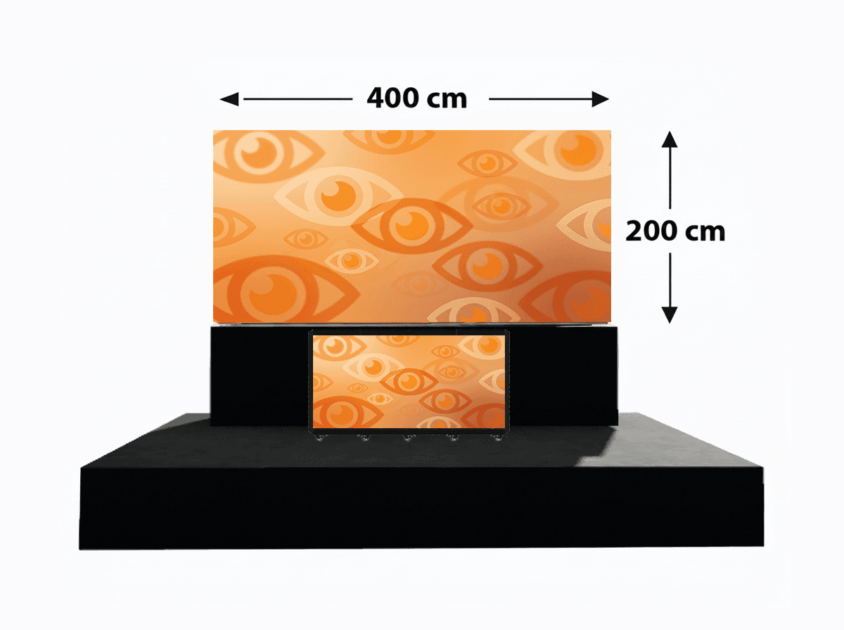 LED DJ Box met Ledscherm van 200x400 cm