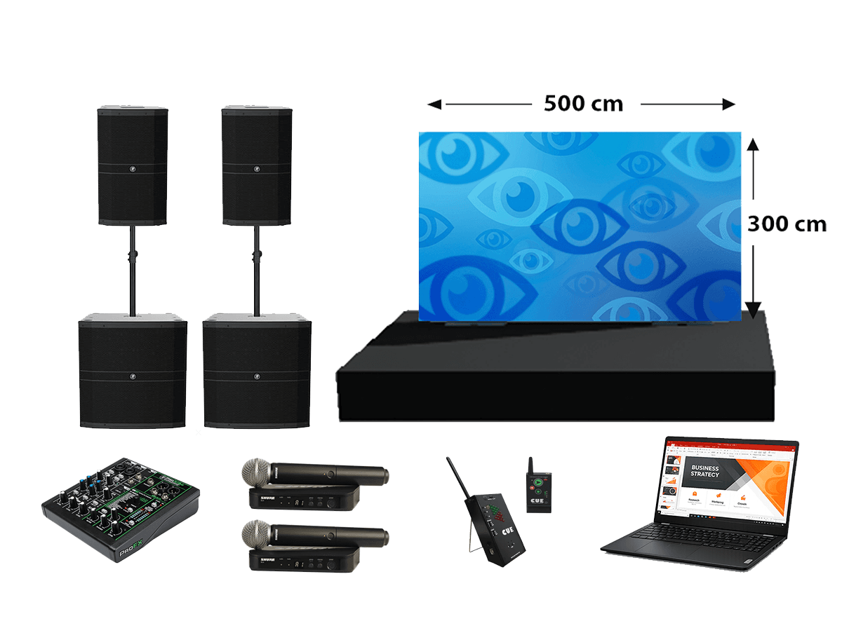 Presentatieset XL Ultimate 200-400 personen