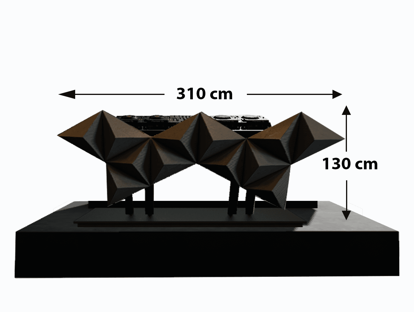 LED 3D DJ Booth